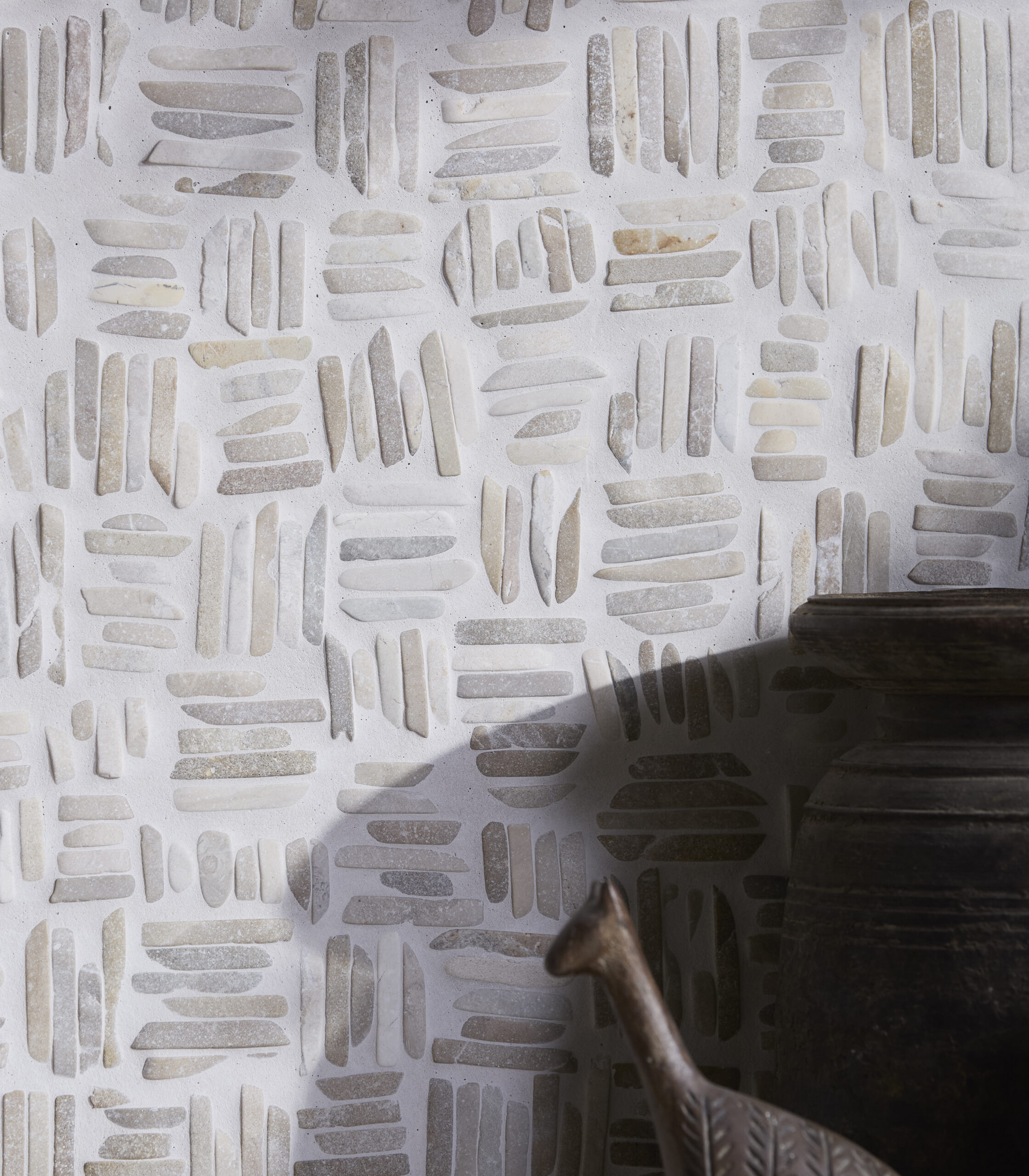Enso Organic Basketweave Mosaic