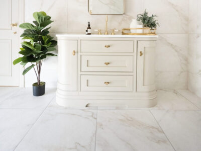Vintage Marble Porcelain Gold