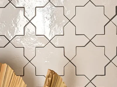 Ca' Pietra Fez Porcelain Gloss White Cross